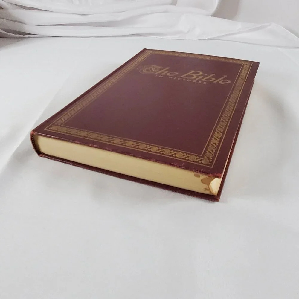 The Bible in Pictures Edited by Rev. Ralph Kirby Hardcover 1952 illustrated - Picture 5 of 16